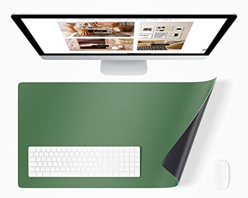 Panorama Schreibtisch Matte Grün 40x80 cm