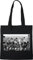 cotton division Bwfrienbb006 Mixte TOTE BAG, Noir, Taille unique