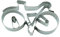 BekkiB 88678 Emporte-pièce « Vélo » en acier inoxydable pour biscuits et biscuits - Dimensions du grand moule 9,3 x 5,6 cm