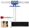 Kitchen Door Handle Jig - Adjustable Door Hardware Jig Spot Punches and Drills with Metal Drill Locators, Door Handle Jig Punch Locator for Install of Handle, Drawer Knob Pull Drilling Templates Tool