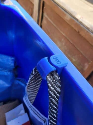 Generic Bin Clip, 2 Count, Blue, Recycle Bag Clip