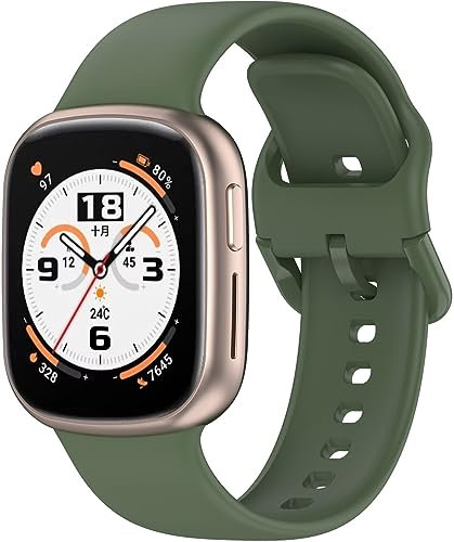BBZ Honor Watch 4 Bracelet,Bracelet en silicone Bracelet Wristband Compatible avec Honor Watch 4