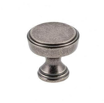 BRESKO 1-20 Stk Möbelknauf Knopf Möbelknöpfe Möbelgriffe Knauf Schrank Schrankknopf Schubladen Schubladenknopf Sonet (2, Altsilber)