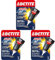 Loctite Super Attak Power Gel Control, adesivo trasparente e istantaneo specifico per materiali flessibili, colla resistente in formula gel per pelle, gomma e cuoio, 1x3g (Confezione da 3)