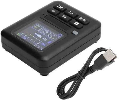 NATEFEMIN Handheld Frequency Counter Meter, Frequency Counter, Walkie Talkies Mini Decoder, Handheld Portable Radio Frequency Counter Meter