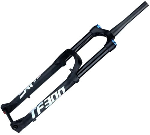 Mountain Front Gabel Fahrrad Air Gabel 27.5 29 Zoll Mit Dämpfungs Ultraleicht Mountainbike Downhill Federung Gabeln 1-1/2'' Konischer 140 160 180 Hub Steckachse 110×15 ( Color : Black-29inch , Size :