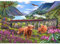 The House of Puzzles - Glenfinnan Age 3+ Ladies Jigsaw - Big 500 Piece Jigsaws For Adults, Extra Large Pieces, Artist Illustrated, Scenic Landscape, Deluxe Puzzle Gifts