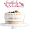 ALEGRE Endlich Schulkind Cake Topper Rosa, Glitzer Schulanfang Tortendeko Einschulung Torten Deko, Schulkind 2025 Kuchen Deko, Zuckertüte Kuchendeko für Junge Mädchen Schuleinführung Party Dekoration