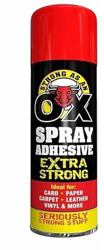 500ml SAAO Heavy Duty Spray Adhesive Glue Art Foam for Carpet Tile Craft Fabric (1)
