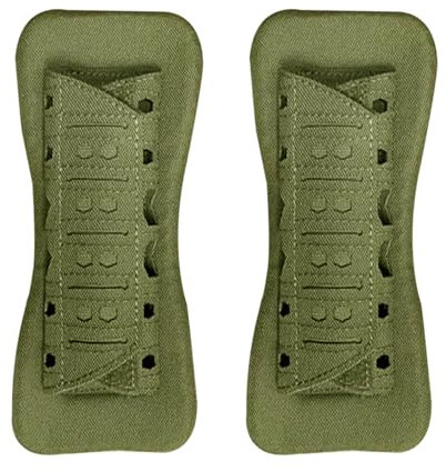 Shoulder Strap Pad,Tactical Vest Shoulder Pads,Shoulder Strap Cushion for Bags,Plate Carrier Shoulder Pads,Backpack Rucksack Strap Padding,Messenger Bag Strap Extra Padding,for Vests Bags (Green)