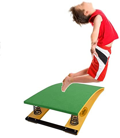 FYZLOIPU Junior Gymnastics Springboard Junior Spring Board/Mini Trampolin, Für Anfänger Kinder Sprungbretter, Home School Sport Ausrüstung