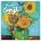 NOTIQUE Wandkalender Vincent van Gogh 2025 Kalender, Broschürenkalender mit Monatskalendarium, Broschurkalender Artkalender 30 x 30 cm (30x60 Geöffnet)