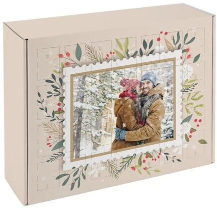 Herz & Heim® DIY Adventskalender mit Personalisierung - Design 2024 (Foto)