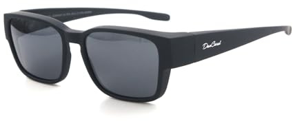 DanCarol DC-POL-2018-C1-S-Die Überbrille, ideal für Brillenträger die auf Ihre normale Sehhilfe -Für Schmales Gesicht