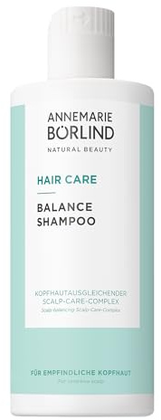 ANNEMARIE BÖRLIND HAIR CARE BALANCE SHAMPOO (250 ml) - Anti-Schuppen-Shampoo, Beruhigung & Pflege für Empfindliche, Gereizte Kopfhaut, Lindert Juckreiz, Vegan