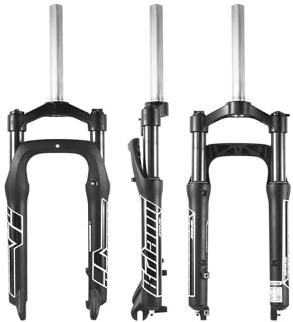 Mountainbike Federgabel Fahrrad Gabel 20 26 Zoll 4.0 Reifen Fatbike Gabel 100/110 Mm Federweg Snow Beach Elektrofahrrad Federgabel Gerade Scheibenbremse Vorderradgabel 9 * 135 Mm QR M 26in