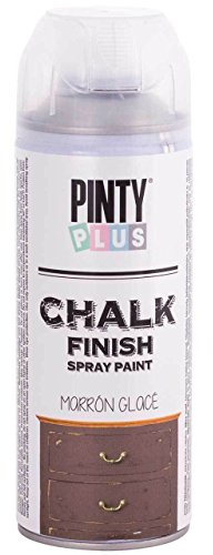 PintyPlus Chalked Finish Spray Paint,, 400 ml, Assorted Colors-Sizes (Single Can, Chestnut Brown)