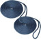 Savage Island 2 x 12mm Docking Boat Yacht Braided Lines Mooring Sailing Rope - Spliced Loop At One End
