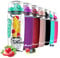 willceal Bouteille d'eau pour infuseur de Fruits 32 oz Durable avec Boule de Gel Amovible, Grande - Tritan sans BPA, Couvercle à Rabat, Protection Anti-fuites - Sports, Camping (Que)