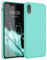 kwmobile Hülle kompatibel mit Apple iPhone XR Hülle - Silikon Handy Case - Handyhülle weiche Oberfläche - kabelloses Laden - Türkis