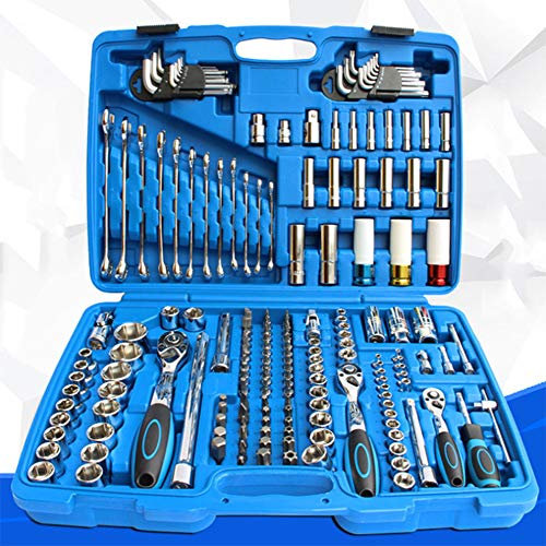 TYZXR Profesional Coche Moto Bicicleta Desmontaje ReparacióN Herramientas Kit/Herramientas Caja (176 Piezas)