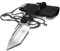 Wolfgangs ACUS Neck Knife Messer - inklusive Kydex Scheide und Kugel Halskette zum umhängen - Mini Tactical Survival Outdoor Messer für verstecktes tragen (Acus - Silber)