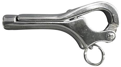 Boat Fittings Pelican Hook - Marine-Grade A4 Stainless Steel - M6, 75mm