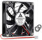GDSTIME 80mm Fan 2 Pin 12V PC Cooling Fan 80mm x 15mm Dual Ball Bearing 2800 RPM Axial Case Cooling For Laptop CPU PSU Amplifier or Ventilation Replacement