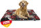 HS-Hundebett Made in Germany rutschfeste Hundedecke, Mandala Rot, 30 x 45 cm, für kleine & große Hunde I Flauschige Hundedecke, waschbar, trocknergeeignet mit 4 cm Polster-Füllung
