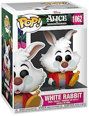 Funko Pop! Disney: Alice 70th– White Rabbit mit Watch - Alice in Wonderland - Vinyl-Sammelfigur - Geschenkidee - Offizielle Handelswaren - Spielzeug Für Kinder und Erwachsene - Movies Fans