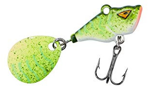 Balzer Shirasu Colonel Spin Buddy Evil Eye - Jigspinner, Größe/Gewicht/Farbe:3cm / 12.5g / Hecht UV