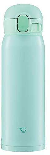 Zojirushi SM-WA48-GL - Borraccia in acciaio inox One-Touch, senza cuciture, 0,48 l, colore: verde mela