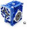 RATTMMOTOR Schneckengetriebe NMRV030,Hohe Drehmoment Schneckengetriebe,Worm gearbox,getriebe 10:1 Eingang 11mm Ausgang 14mm für Nema23 Schrittmotor