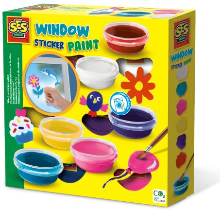 SES Creative 00366 Fenstersticker, Diverse Farben