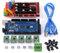 RepRap Shield, 3D-Drucker RAMPS 1.4 Controller + Board für R3 + A4988 mit Kühlkörper USB Calbe Jumper Kit