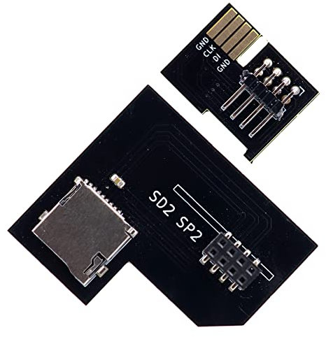 Deal4GO SD2SP2 PRO Adapter Micro SD TF Karte SDLoader Speicherkartenleser Ersatz für Nintendo NGC Gamecube Serial Port 2