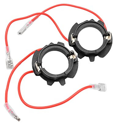 njssjd 1 Paar H7 LED-Scheinwerfer-Lampen-Adapter-Sockel-Halterung, H7-Glühbirnen-Befestigungsclips für V/W Golf V GTI J/etta T/ouran C/addy