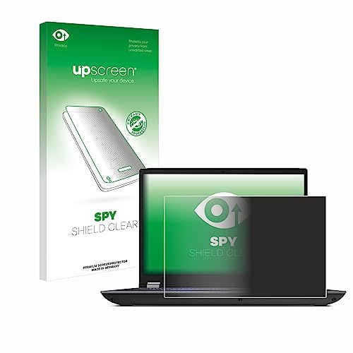 upscreen Blickschutzfolie für Lenovo ThinkPad P16 Gen 1 16 | Anti-Spy Displayschutz Made in Germany Privacy Screen Protector Sichtschutz Blaulichtfilter Klare Folie