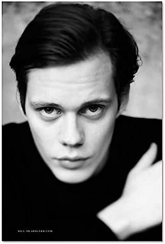 Poster Bill Skarsgard Filmstar Poster Foto Porträt Bilder Poster Und Drucke Leinwand Malerei Home Decor 50X70Cm Kein Rahmen