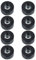 Gatuida 8Pcs Tappetino Per Altoparlanti Altoparlanti Per Giradischi Amplificatore Altoparlante Subwoofer Altoparlante Supporto Per Piatti In Gomma Altoparlante Protezione Picco