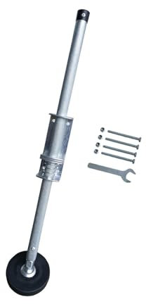 LOVIVER Extension Ladder Stabilizer Legs Ladder Levelers Pair Extension Leveling Leg Adjustable for Stable Home Stepladders, Length 50cm