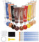 Laminate Floor Repair Kit,23 PCS Laminate Worktop Repair Kit,Vinyl Floor Repair Kit,Laminate Worktop Repair Kit,Repair Scratch for Wooden Cabinet,Floor,Door,Table Surfaces Wood Filler Paint