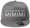 DELUNO Ich höre Immer nur mimimi Unisex Kappe Classic Cap mit geradem Schirm One Size Einheitsgröße für Männer und Frauen Grau (Cap-440-Grau)
