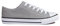 Mens Canvas Lace Up Sporty Low Top Outdoor Trainers Sneakers Pumps Plimsolls with Rubber Toe Cap Shoes (Grey, UK Footwear Size System, Adult, Men, Numeric, Medium, 10)