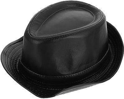 VALICLUD Cappello da Jazz in Pelle Pu per Il Tempo Libero Allaperto con Visiera Parasole per Uomo E Donna