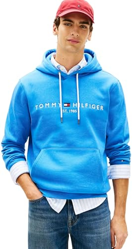 Tommy Hilfiger Herren Hoodie Tommy Logo mit Kapuze