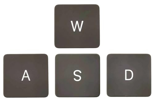 WWGTMC 4-Piece W A S D Keycap Set for MacBook Pro M2 M3 M4 A2779 | A2780/A2918/A2992/A2991/A3112/A3185/A3186/A3401/A3403,Air A3113/A3240,4 Keycaps with Scissor Hinges