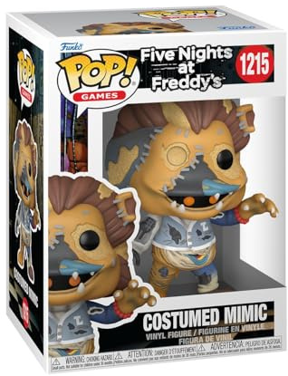 POP Funko Games: Five Nights at Freddy's (FNAF) - Costumed The Mimic | Offizieller Fanartikel und Merch - Vinyl Sammelfigur als Regal Deko - Geschenkidee zum Geburtstag für Fans und Sammler