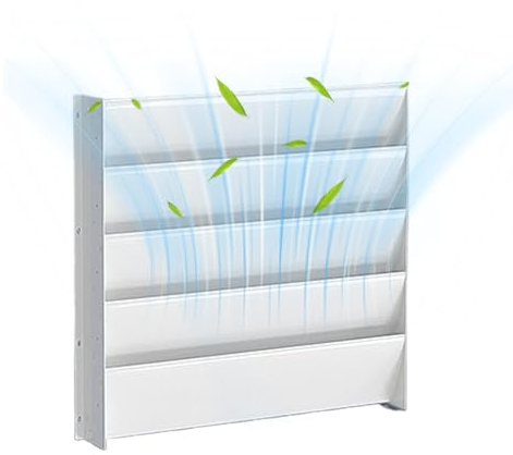 Eventerde Déflecteur d'air pour unité AC murale | Parabole De Sortie D'air Pour Unité Extérieure,Déflecteur pour Prises Panneaux Convecteurs Mur Sol Fenêtre