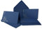 Faltkarten-Set mit Umschlägen DIN C6 A6 - Nacht-blau mit goldenen Metallic Sternen - 20 Sets - für Drucker geeignet Ideal für Weihnachtskarten